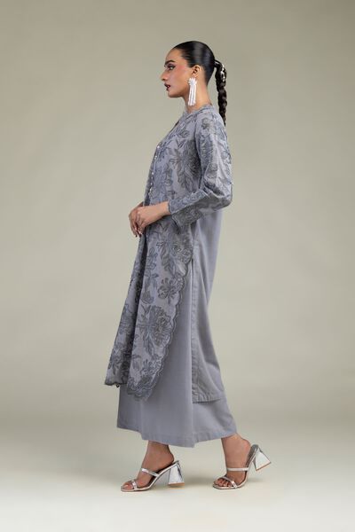 Embroidered | Raw Silk | Solid Silk Pants | AED 130.00