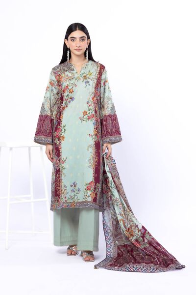 Printed | Jacquard | Fabrics 3 Piece | AED 180.00