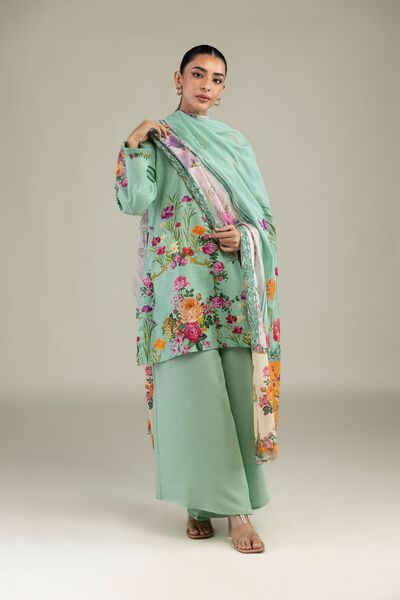 Printed | Cotton Dobby | Solid Cotton Pants | AED 65.00