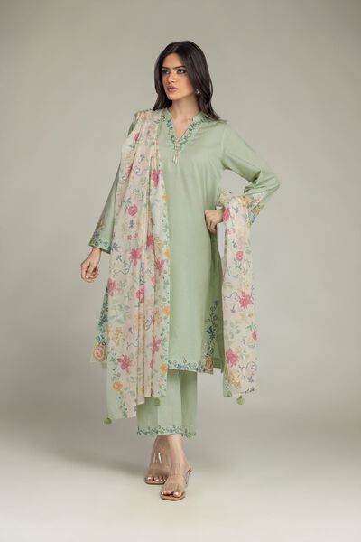 Embroidered | Cotton Net | Cotton Net Dupatta | AED 80.00