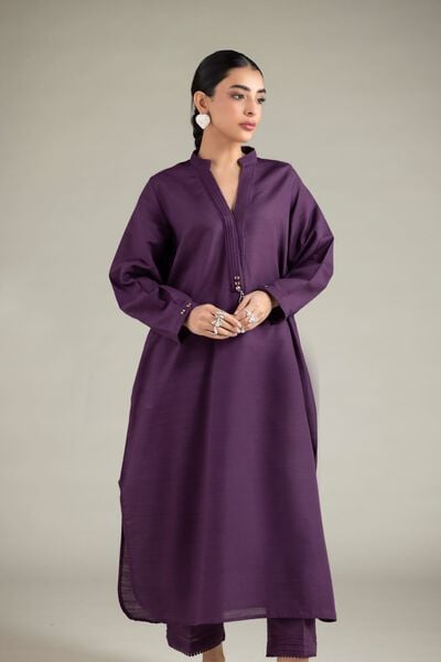 Dyed | Textured Cotton | Kurta | AED 100.00