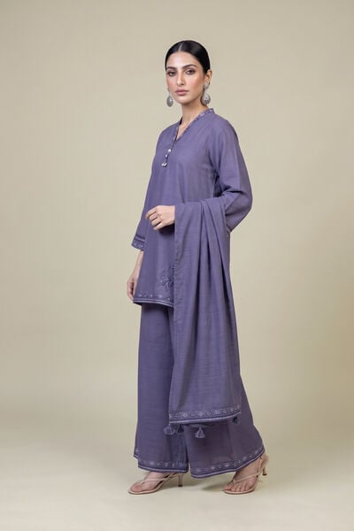 Embroidered | Light Khaddar | Solid Khaddar Pants | AED 200.00