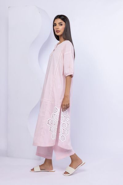 Dyed | Crosshatch Poplin | Pants | AED 60.00
