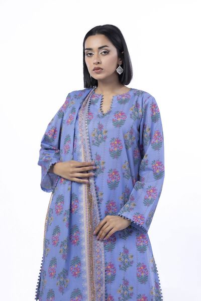Printed | Cotton | Tailored 3 Piece | AED 180.00
