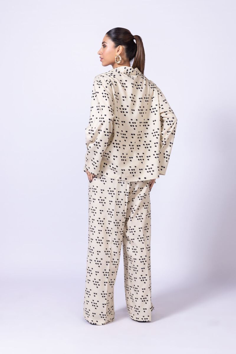 Printed | Dull Raw Silk | Blouse | AED 42.00