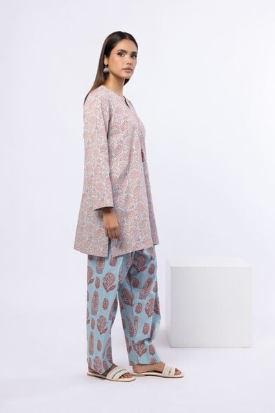 Printed | Crosshatch Poplin | Pants | AED 60.00