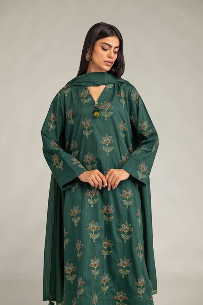Embroidered | Cotton Dobby | Kurta | AED 180.00