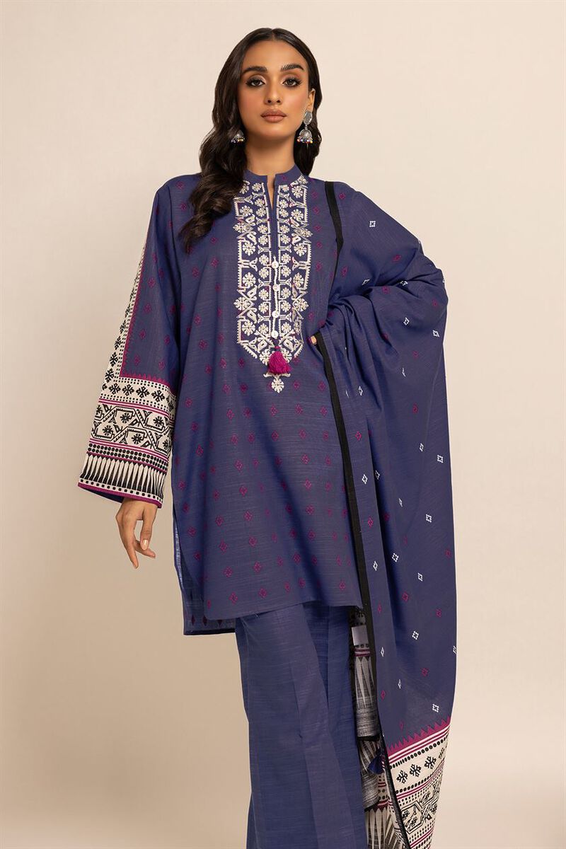 Embroidered | Khaddar | Fabrics 3 Piece | null