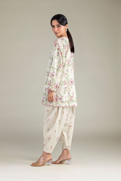 Printed | Cambric | Floral Spring Shalwar | AED 130.00