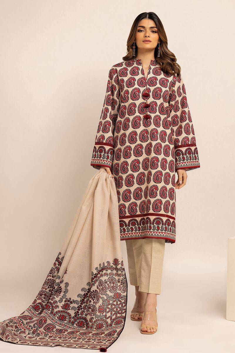 Printed | Khaddar | Fabrics 3 Piece | null