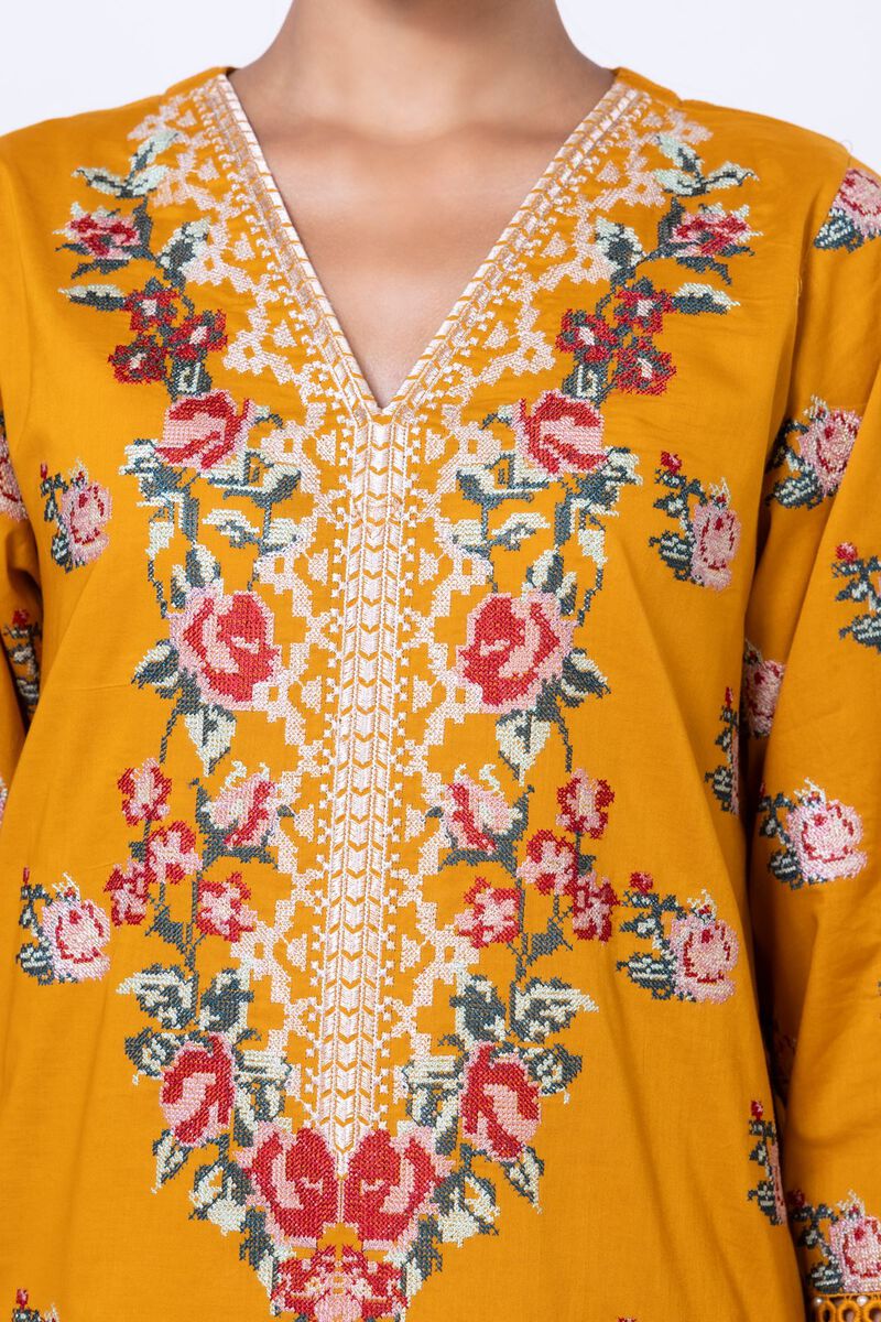 Embroidered | Cambric | Kurta | null