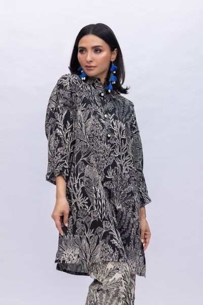 Printed | Ripple Crinkle | Kurta | AED 50.00