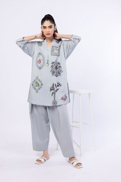 Dyed | Crosshatch Poplin | Pants | AED 18.00