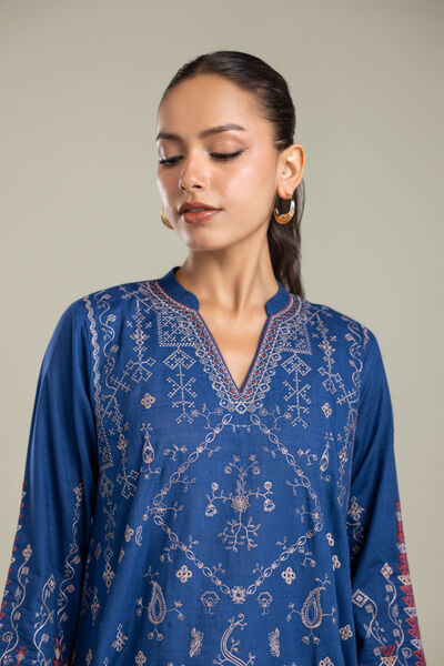 Embroidered | Heavy Textured Cotton | Fabrics 2 Piece | Top and Bottom | AED 230.00