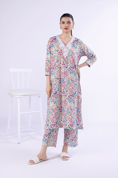 Embroidered | Cambric | Kurta | AED 100.00