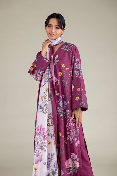 Printed | Cambric | Floral Cambric Kurta | AED 75.00