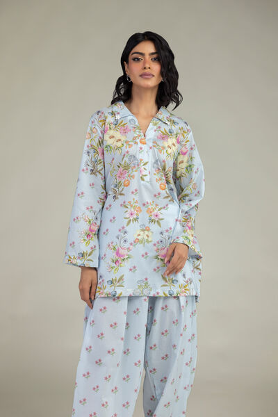 Embroidered | Cambric | Short V-Neck Kurta | AED 150.00