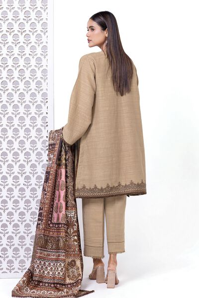 Light khaddar Messuri | Embroidered | Fabrics 3 Piece | AED 180.00