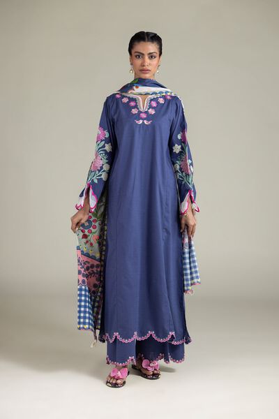 Embroidered | Textured Cotton | Kurta | AED 200.00