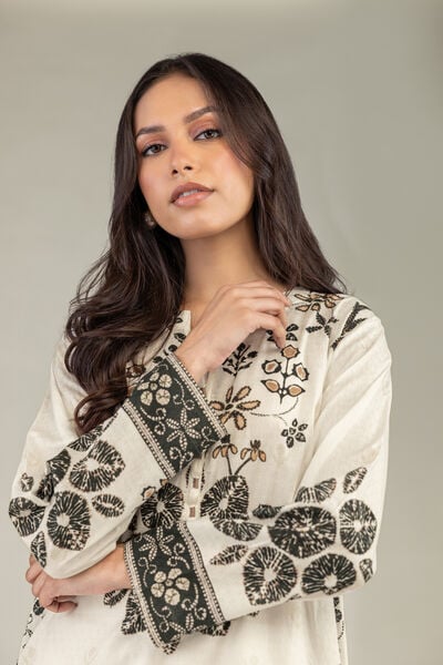 Printed | Cotton Dobby | Short Floral Kurta | AED 100.00