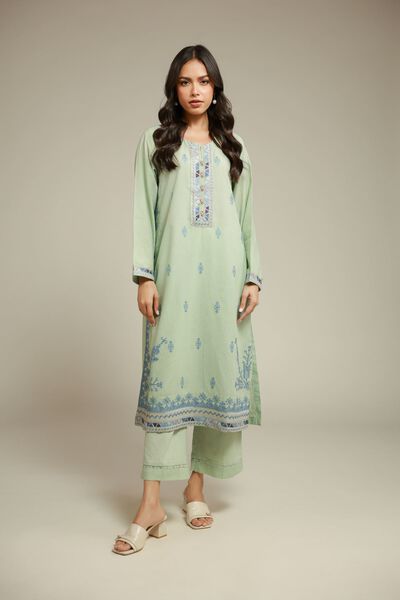 Embroidered | Cambric | Fabrics 2 Piece | Top and Bottom | AED 75.00