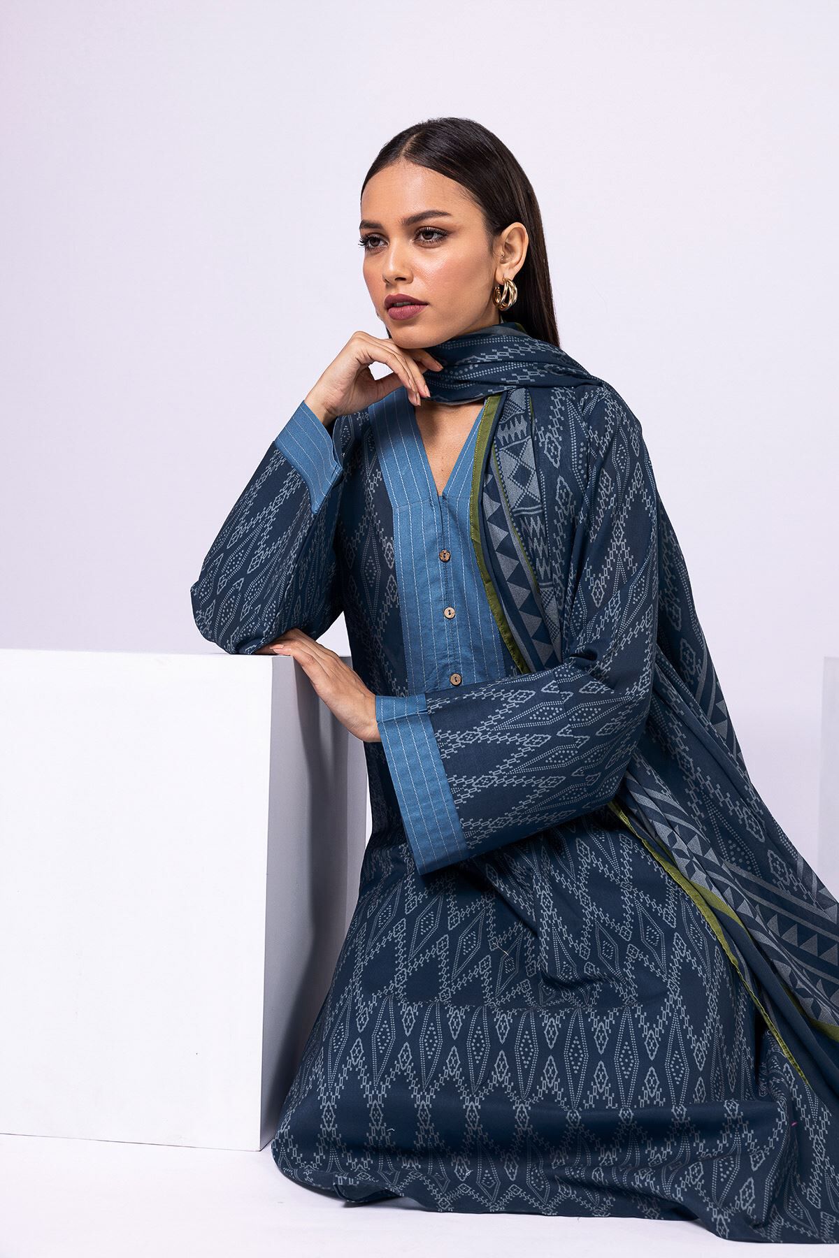 Buy Fabrics 3 Piece Suit 31.50 AED 1001763208 Khaadi United