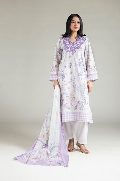 Embroidered | Textured Lawn | Fabrics 3 Piece | AED 180.00