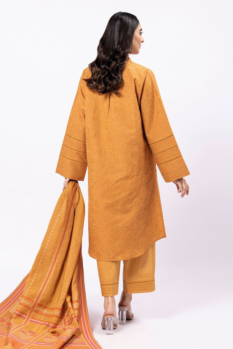 Dyed | Cotton Brosha Jacquard | Fabrics 3 Piece | null