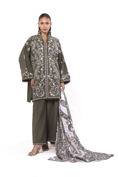 Embroidered | Khaddar | Fabrics 3 Piece | AED 200.00