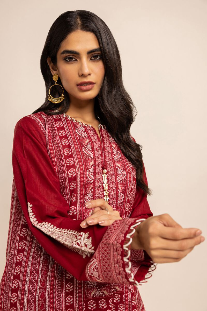 Light Khaddar | Embroidered | Fabrics 2 Piece | Top Bottoms | null