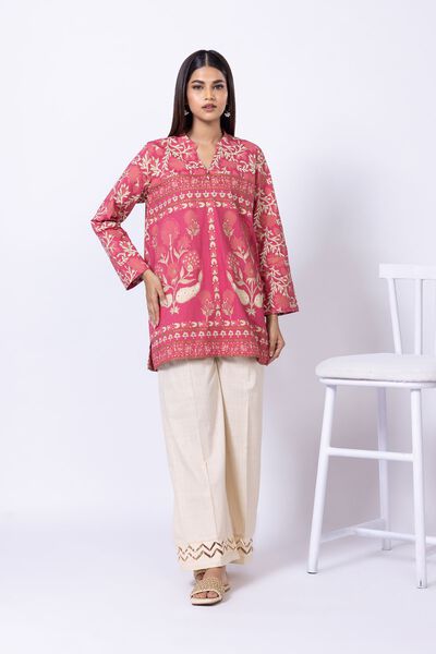 Printed | Crosshatch Poplin | Kurta | AED 60.00