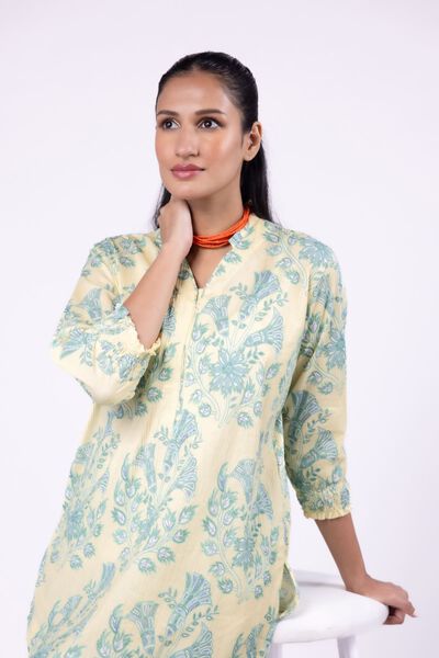 Printed | Ripple Crinkle | Kurta | AED 36.00