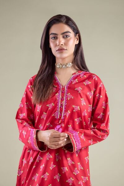 Embroidered | Cambric | Kurta | AED 130.00