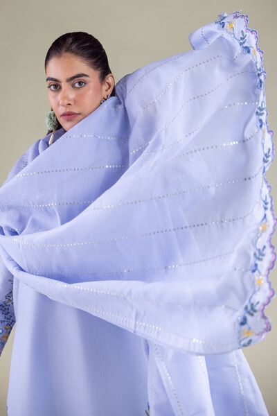 Embroidered | Mesuri | Floral Summer Dupatta | AED 75.00