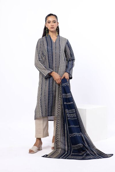 Printed | Light Khaddar | Tailored 3 Piece | AED 90.00