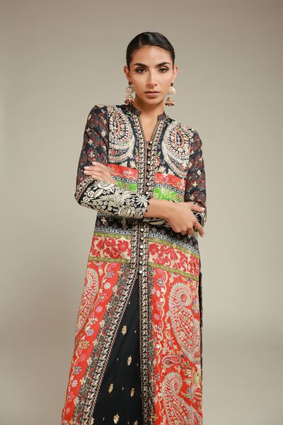 Embroidered | Raw Silk | Kurta | AED 204.00