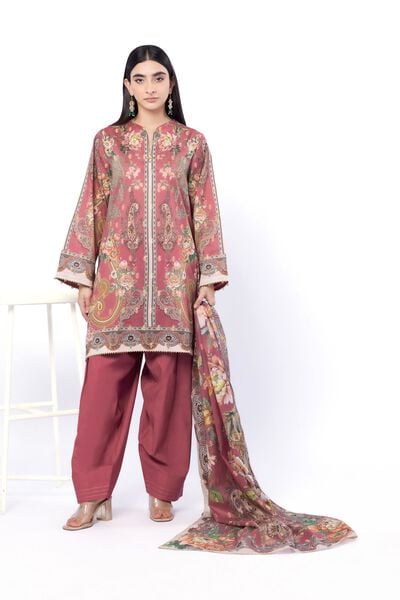 Printed | Jacquard | Fabrics 3 Piece | AED 180.00