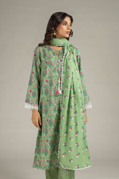 Printed | Textured Cotton | Dupatta | AED 70.00