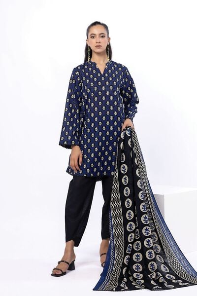 Printed | Light Khaddar | Tailored 3 Piece | AED 90.00