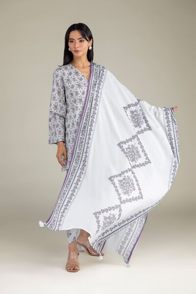 Printed | Lawn | Floral Lawn Dupatta | AED 130.00