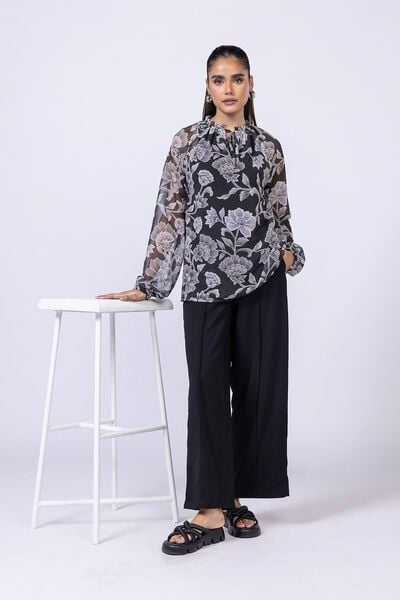 Dyed | Heavy Georgette | Trousers | AED 24.00
