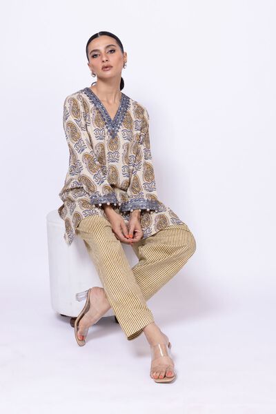 Embroidered | Cambric | Kurta | AED 120.00