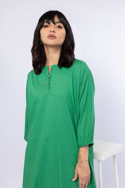 Embroidered | Crosshatch Poplin | Kurta | AED 160.00