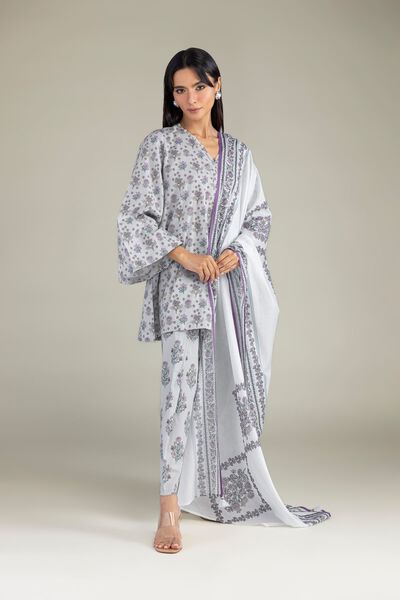 Printed | Cambric | Floral Cambric Shalwar | AED 130.00