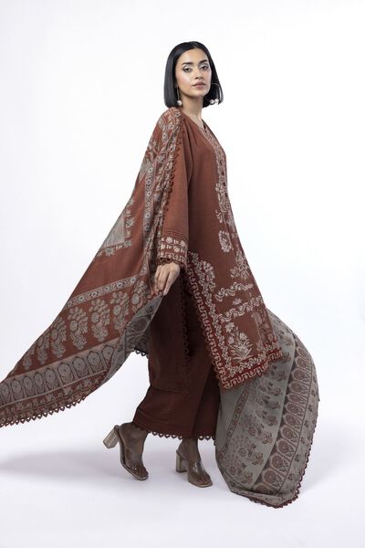 Embroidered | Khaddar | Tailored 3 Piece | AED 280.00