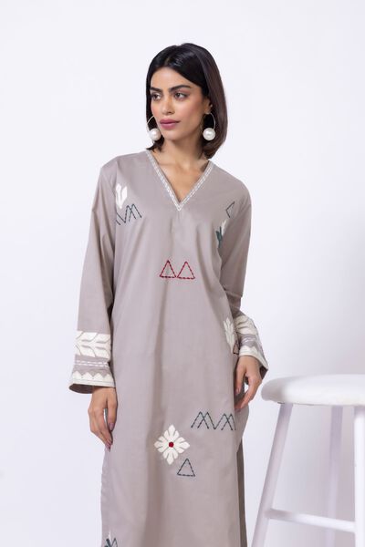 Embroidered | Cambric | Kurta | AED 120.00