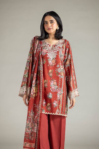 Embroidered | Mesuri | 3-Piece Tailored Set | AED 280.00