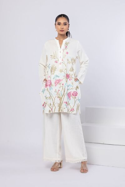 Embroidered | Dull Raw Silk | Kurta | AED 160.00