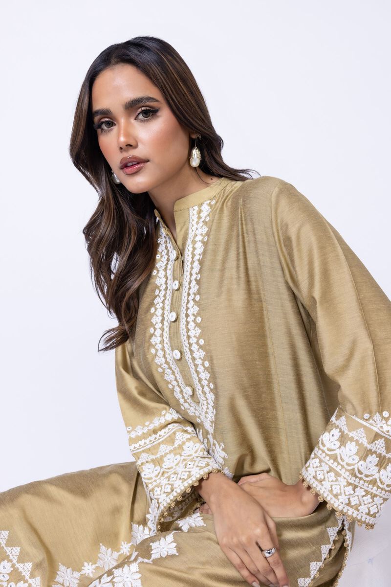 Embroidered | Raw Silk | Kurta | null