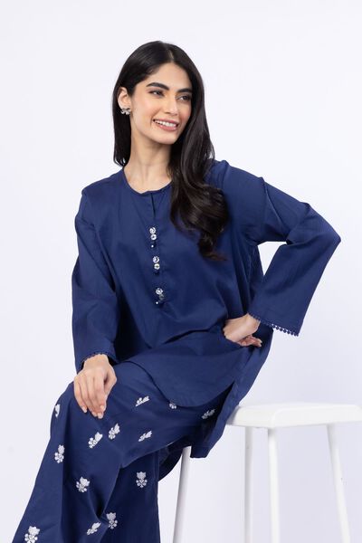 Embroidered | Ripple Crinkle | 2 Piece Co-ord Set | AED 192.00